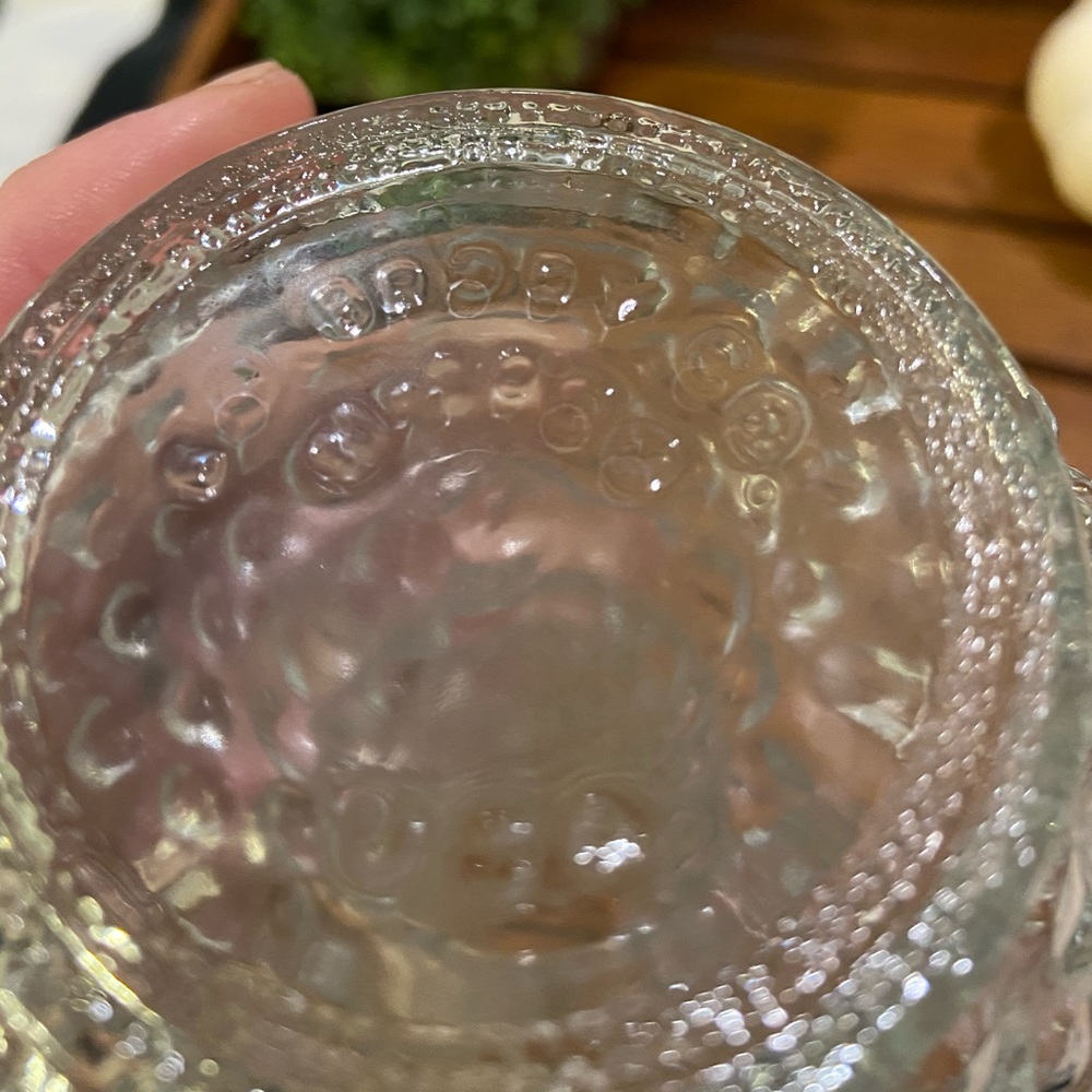 Vintage E O Brody Hobnail Clear Glass Bud Vase - Picture 5 of 8
